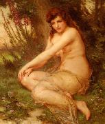 Guillaume Seignac La Nymphe de la Foret oil on canvas